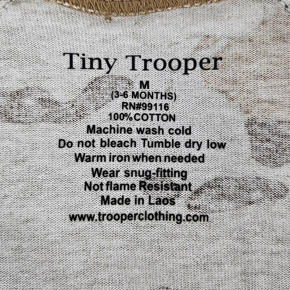 TINY TROOPER BABY MULTICAM CAMOUFLAGE CRAWLER WITH BOOTS - SIZE 3/6 - Picture 5 of 9